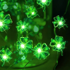 St Patrick's Day Four-Leaf Clover LED String Lights
