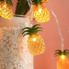 1pc Pineapple String Lights Battery Operated 10 Fun Patio Outdoor Lights