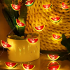 Summer Fairy String Lights, Watermelon Shaped LED Lights