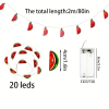 Summer Fairy String Lights, Watermelon Shaped LED Lights