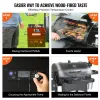 53-Inch Outdoor Pellet Grill & Smoker with Cart