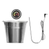 53-Inch Outdoor Pellet Grill & Smoker with Cart