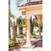 8.5-Ft Copper Floral Petal Cup Rain Chain