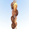 8.5-Ft Pure Copper Flowing Leaf Rain Chain