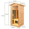 One Person Far-Infrared Old Fir Outdoor Sauna
