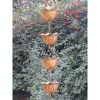 8.5-Ft Pure Copper Lotus Flower Rain Chain