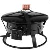 58,000 BTU Portable Propane Fire Pit with Cover & Carry Kit