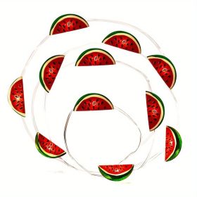 Summer Fairy String Lights, Watermelon Shaped LED Lights