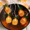1pc Pineapple String Lights Battery Operated 10 Fun Patio Outdoor Lights