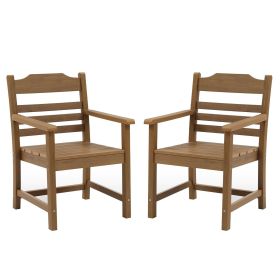 Patio Dining Chair with Armset Set of 2