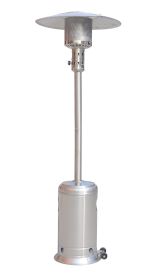 47,000 BTU Stainless Steel Propane Patio Heater with Wheels