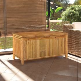 Bamboo Patio Storage Box 43.3"x20.5"x21.7"