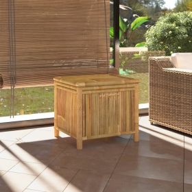 Bamboo Patio Storage Box 23.6"x20.5"x21.7"