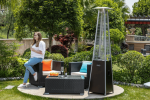 40,000 BTU Mocha Bronze Quartz Glass Tube Patio Heater