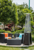 40,000 BTU Mocha Bronze Quartz Glass Tube Patio Heater