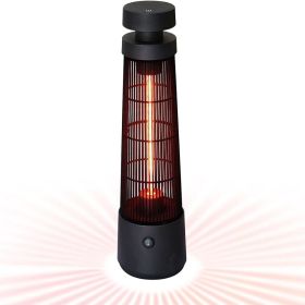 Infrared Electric Freestanding Outdoor Heater IP55 Waterproof Touch Switch 1200W