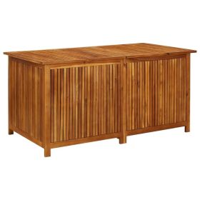 Solid Acacia Wood Patio Storage Box 59.1"x31.5"x29.5"