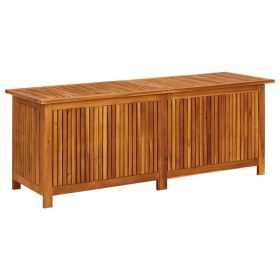 Solid Acacia Wood Patio Storage Box
