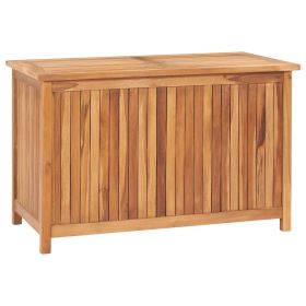 Solid Wood Teak Patio Storage Box 35.4"x19.7"x22.8"