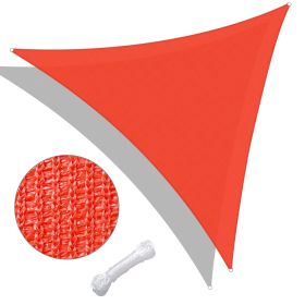 25' x 25' x 25' Triangle Sun Shade Sail/ Watermelon Red
