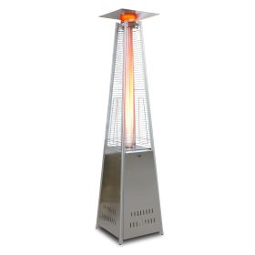 42,000 BTU Stainless Steel Pyramid Flame Patio Heater