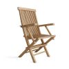Classic Folding Teak Armchair (2-pc)