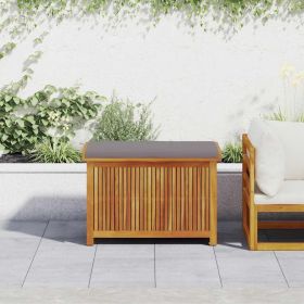 Solid Wood Acacia Outdoor Cushion Box 35.4"x19.7"x23.8"