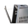 40,000 BTU Stainless Steel Pyramid Propane Patio Heater with Wheels
