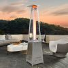 42,000 BTU Stainless Steel Pyramid Flame Patio Heater