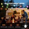 50-Ft RGB Outdoor String Lights with App Control