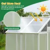 6.3-Ft x 4-Ft Wooden Walk-In Polycarbonate Greenhouse
