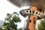 47,000 BTU Stainless Steel Propane Patio Heater with Wheels