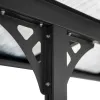 14.5 x 10 Ft Aluminum Patio Pergola with Polycarbonate Roof