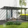 14.5 x 10 Ft Aluminum Patio Pergola with Polycarbonate Roof