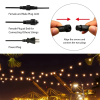 10-Light Warm White Globe Outdoor String Lights