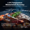 VEVOR Wireless Meat Thermometer Bluetooth Probe 500 ft Range for Cooking