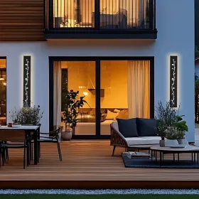 Floral LED Outdoor Wall Light (Light Size: 40 inch)