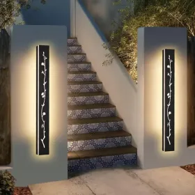 Floral LED Outdoor Wall Light (Light Size: 48 inch)