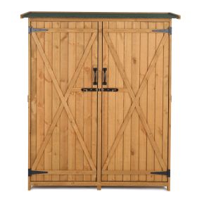 64 inch  Courtyard Storage Room (Color: Yellow)